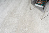 Exquisite Rugs Luxe Shag Power-loomed Polyester/Microfiber 5478 Light Beige 4' x 6' Area Rug