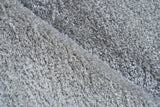 Exquisite Rugs Luxe Shag Power-loomed Polyester/Microfiber 5482 Silver 10' x 14' Area Rug