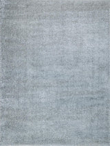 Exquisite Rugs Luxe Shag Power-loomed Polyester/Microfiber 5482 Silver 4' x 6' Area Rug