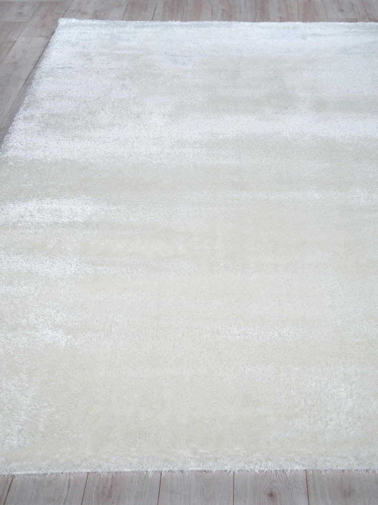 Exquisite Rugs Luxe Shag Power-loomed Polyester/Microfiber 5494 Ivory 10' x 14' Area Rug