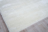 Exquisite Rugs Luxe Shag Power-loomed Polyester/Microfiber 5494 Ivory 4' x 6' Area Rug