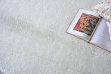 Exquisite Rugs Luxe Shag Power-loomed Polyester/Microfiber 5494 Ivory 4' x 6' Area Rug