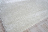Exquisite Rugs Luxe Shag Power-loomed Polyester/Microfiber 5495 Taupe 4' x 6' Area Rug
