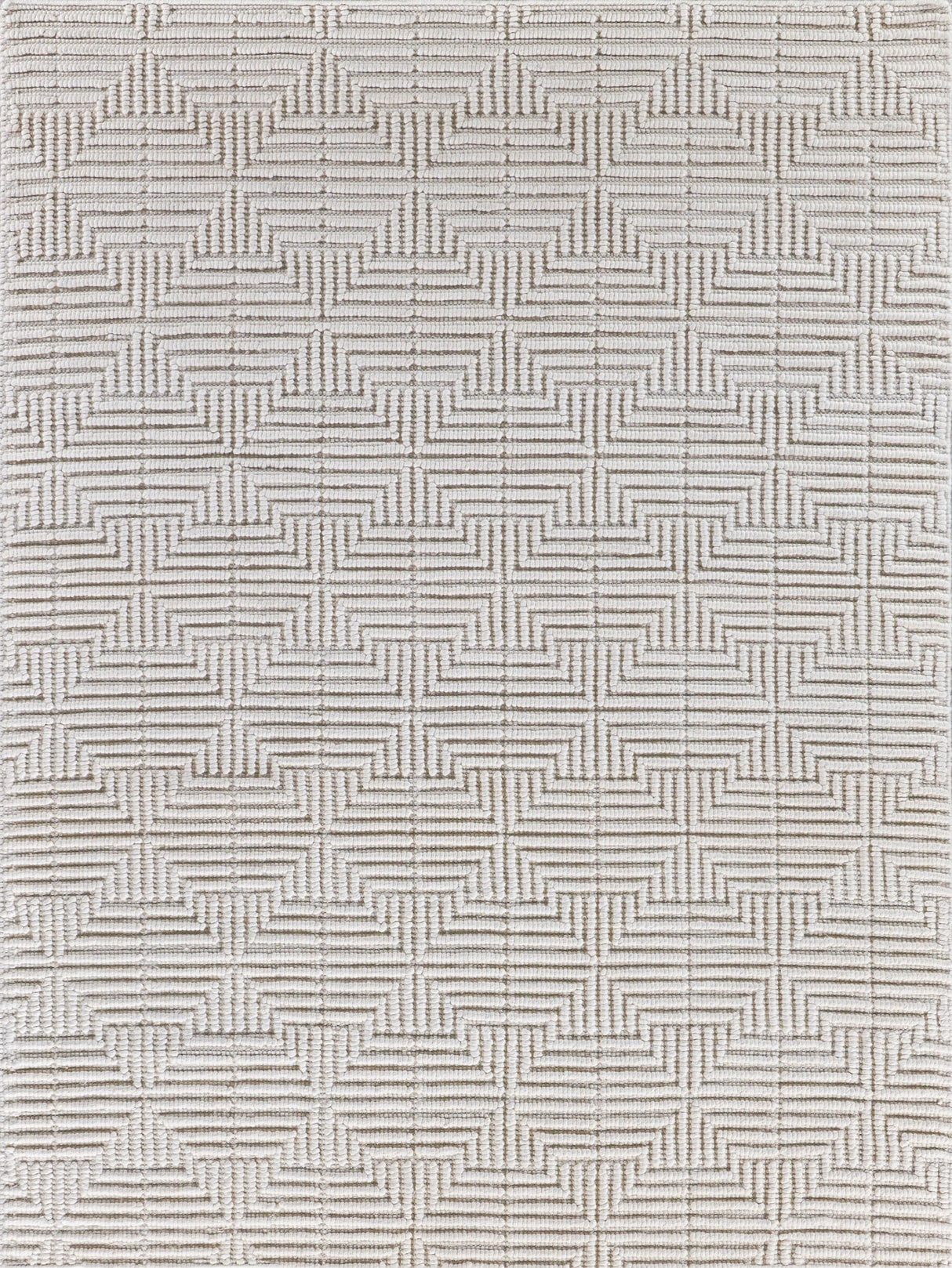 Exquisite Rugs Manzoni Hand-loomed New Zealand Wool 4873 Ivory 10' x 14' Area Rug
