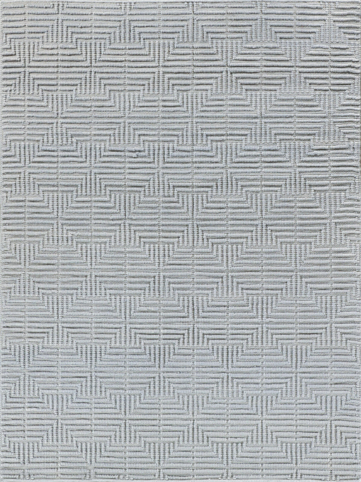 Exquisite Rugs Manzoni Hand-loomed New Zealand Wool 4874 Silver 10' x 14' Area Rug
