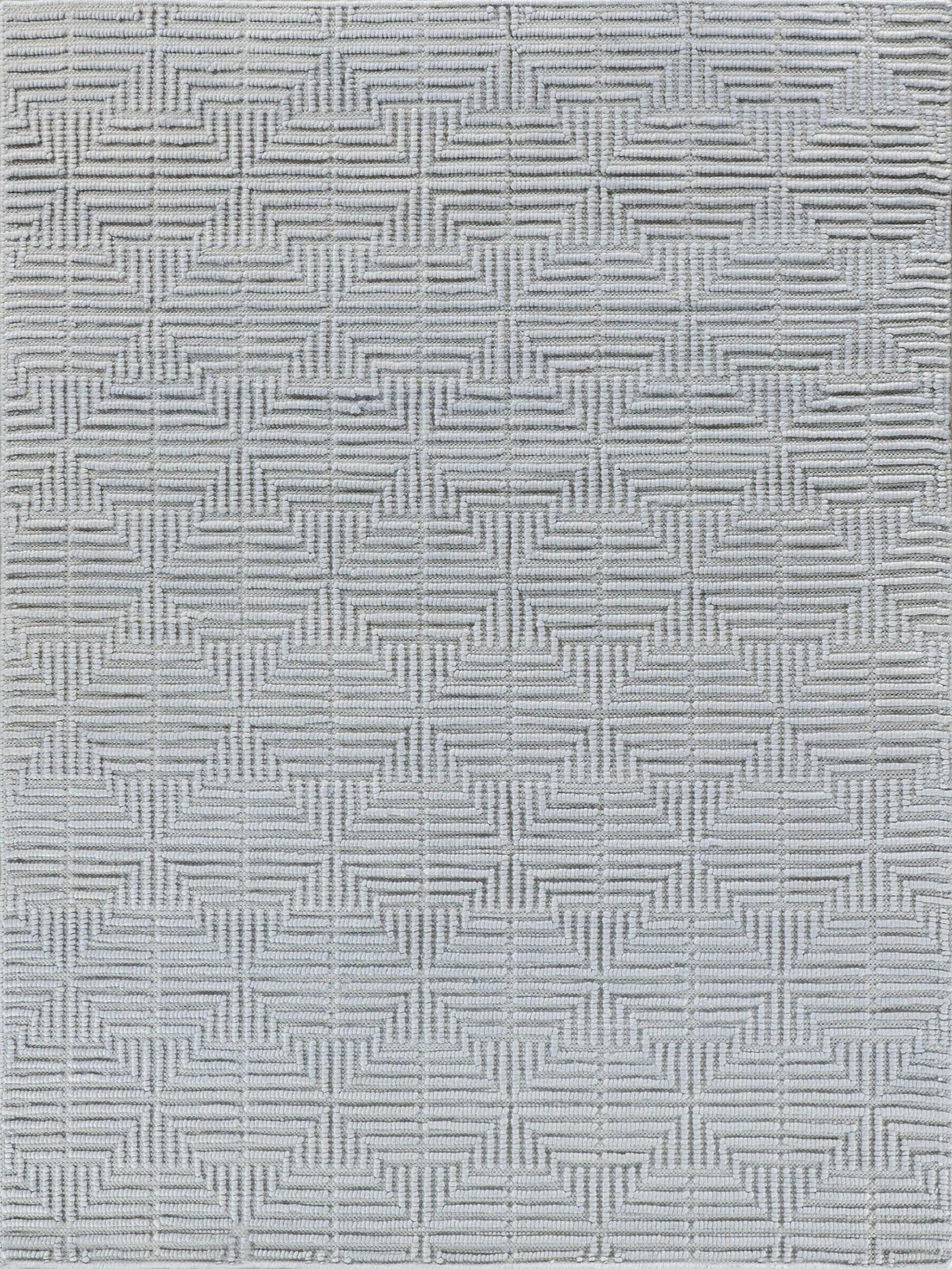 Exquisite Manzoni Hand-loomed New Zealand Wool Silver Area Rug 10.0'X14.0' Rug