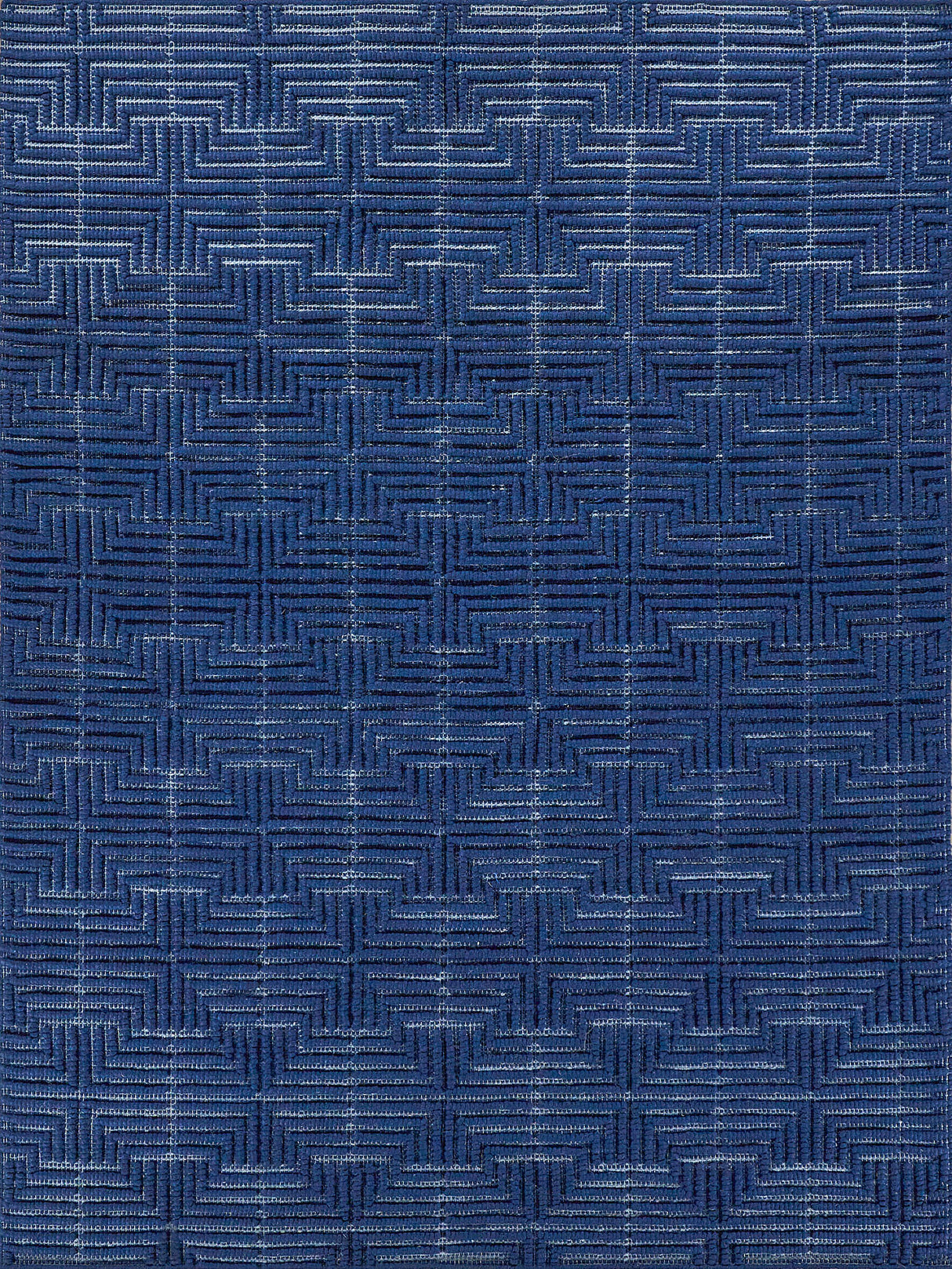 Exquisite Rugs Manzoni Hand-loomed New Zealand Wool 4875 Navy 12' x 15' Area Rug
