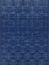 Exquisite Rugs Manzoni Hand-loomed New Zealand Wool 4875 Navy 12' x 15' Area Rug