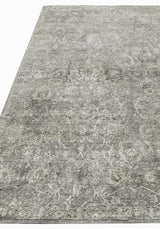 Exquisite Rugs Meena Hand-knotted Wool/Silk 2467 Beige/Brown 10' x 14' Area Rug