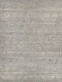 Exquisite Rugs Meena Hand-knotted Wool/Silk 2468 Silver/Gray 10' x 14' Area Rug