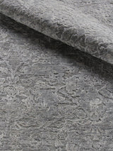 Exquisite Rugs Meena Hand-knotted Wool/Silk 2468 Silver/Gray 10' x 14' Area Rug