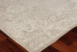 Exquisite Rugs Meena Hand-knotted Wool/Silk 2469 Ivory/Beige 8' x 10' Area Rug