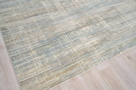 Exquisite Rugs Mercuri Power-loomed Acrylic/Viscose 5684 Light Blue/Blue 9' x 12' Area Rug