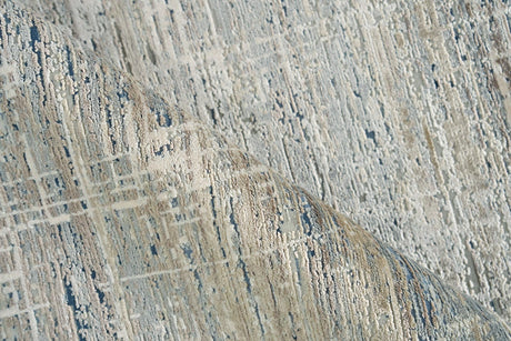 Exquisite Rugs Mercuri Power-loomed Acrylic/Viscose 5684 Light Blue/Blue 9' x 12' Area Rug