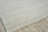 Exquisite Rugs Merino Hand-knotted Merino Wool 5392 Silver 10' x 14' Area Rug
