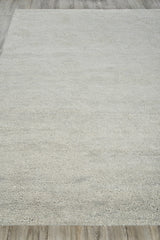 Exquisite Rugs Merino Hand-knotted Merino Wool 5392 Silver 8' x 10' Area Rug