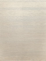 Exquisite Merino Wool Hand-knotted Light Silver Area Rug 8.0'X10.0' Rug