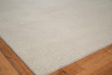 Exquisite Rugs Merino Wool Hand-knotted 4524 Light Silver 8' x 10' Area Rug