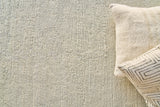 Exquisite Rugs Merino Wool Hand-knotted 4524 Light Silver 9' x 12' Area Rug