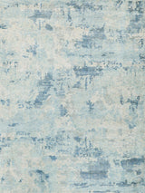 Exquisite Rugs Mineral Hand-loomed Wool/Bamboo Silk 5357 Blue 14' x 18' Area Rug