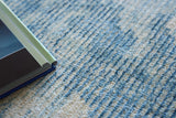 Exquisite Rugs Mineral Hand-loomed Wool/Bamboo Silk 5357 Blue 14' x 18' Area Rug