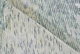 Exquisite Rugs Mineral Hand-loomed Wool/Bamboo Silk 5358 Green 8' x 10' Area Rug