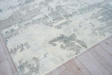 Exquisite Rugs Mineral Hand-loomed Wool/Bamboo Silk 5359 Beige 10' x 14' Area Rug