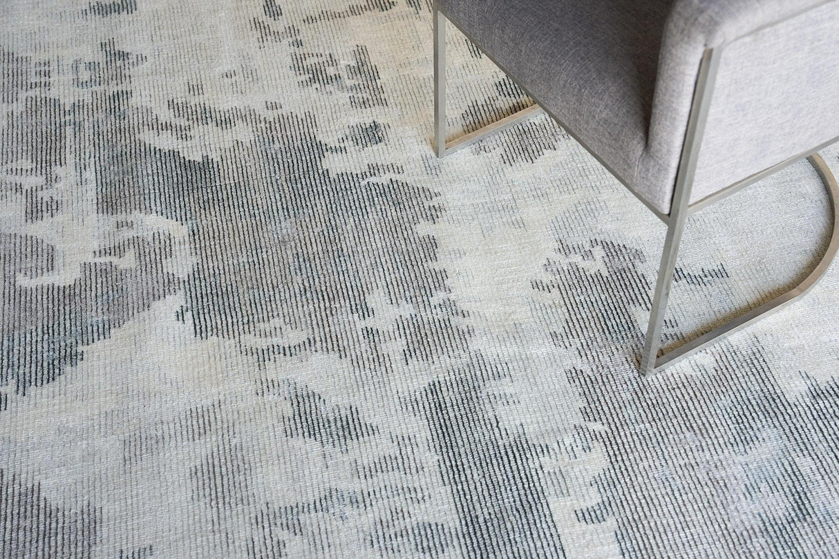Exquisite Rugs Mineral Hand-loomed Wool/Bamboo Silk 5359 Beige 14' x 18' Area Rug