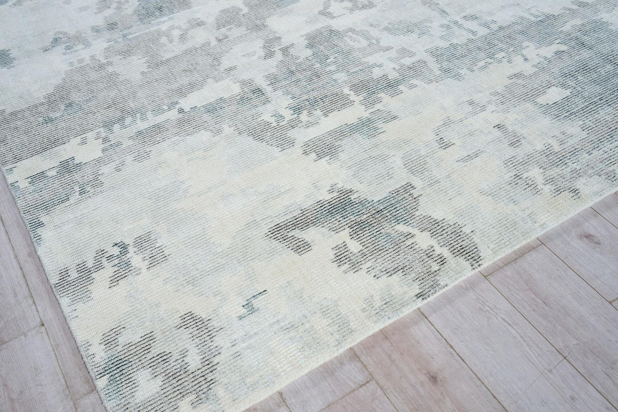Exquisite Rugs Mineral Hand-loomed Wool/Bamboo Silk 5359 Beige 14' x 18' Area Rug