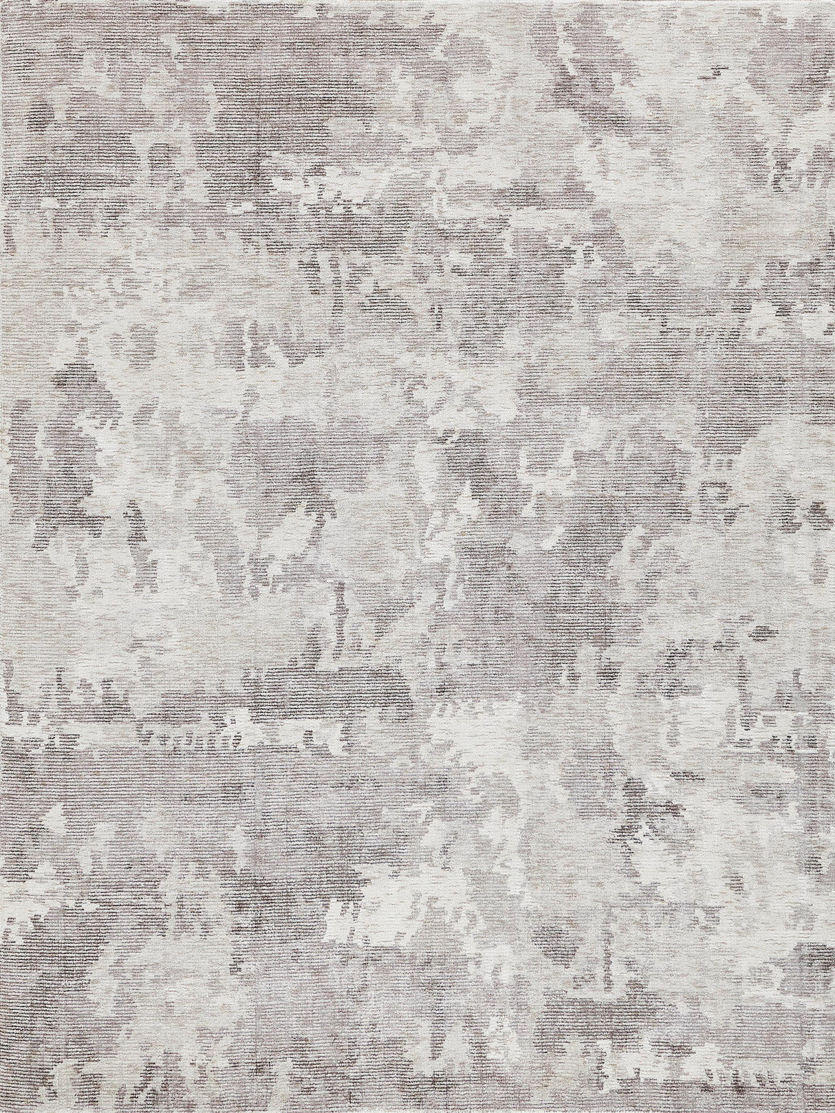 Exquisite Mineral Hand-loomed Wool/Bamboo Silk Brown Area Rug 10.0'X14.0' Rug