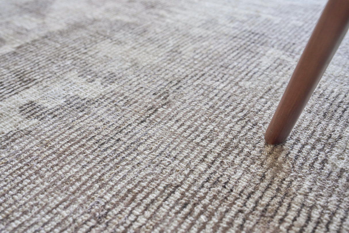 Exquisite Rugs Mineral Hand-loomed Wool/Bamboo Silk 5639 Brown 10' x 14' Area Rug