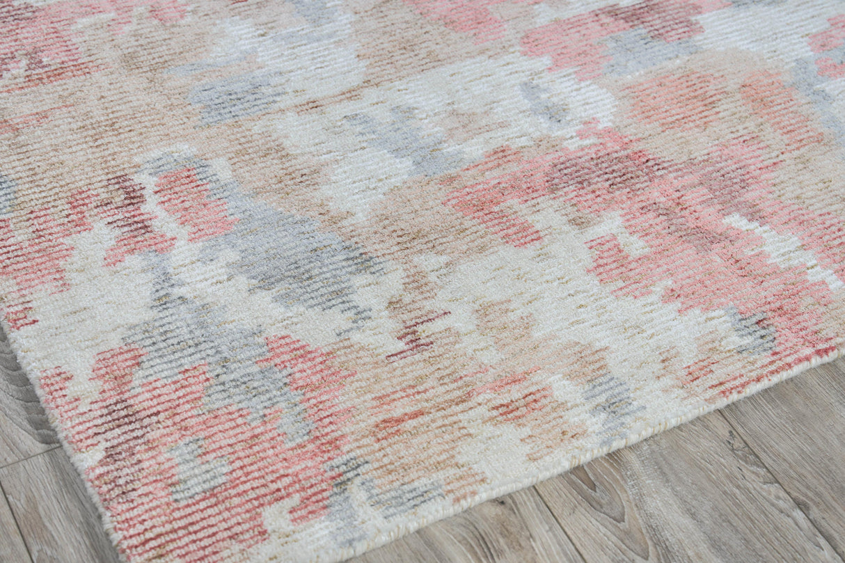 Exquisite Rugs Mineral Hand-loomed Wool/Bamboo Silk 5640 Dark Gray/Brown 8' x 10' Area Rug