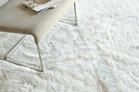 Exquisite Rugs Mink Hand-stitched Polyacrylic 6252 Ivory 9' x 12' Area Rug