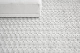 Exquisite Rugs Monroe Silk Hand-loomed Bamboo Silk 3970 Ivory 12' x 15' Area Rug