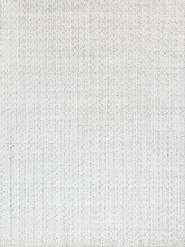 Exquisite Rugs Monroe Silk Hand-loomed Bamboo Silk 3970 Ivory 6' x 9' Area Rug