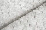 Exquisite Rugs Monroe Silk Hand-loomed Bamboo Silk 3970 Ivory 8' x 10' Area Rug
