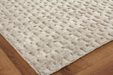Exquisite Rugs Monroe Silk Hand-loomed Bamboo Silk 3971 Light Taupe 9' x 12' Area Rug
