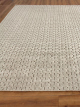 Exquisite Rugs Monroe Silk Hand-loomed Bamboo Silk 3971 Light Taupe 9' x 12' Area Rug