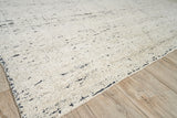 Exquisite Rugs Montero Hand-loomed Wool/PET yarn yarn 4690 Ivory/Navy 8' x 10' Area Rug