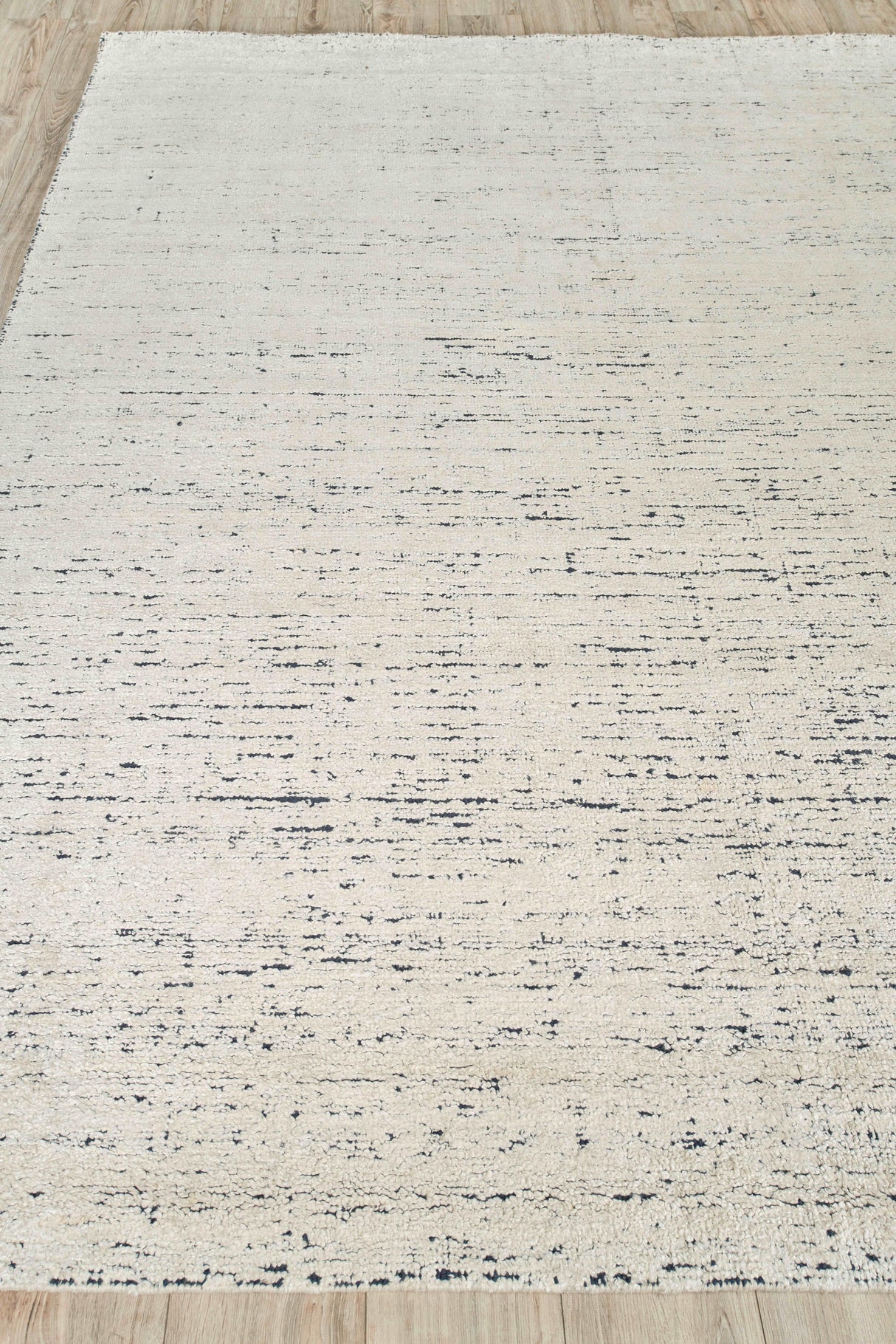 Exquisite Rugs Montero Hand-loomed Wool/PET yarn yarn 4690 Ivory/Navy 8' x 10' Area Rug