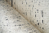 Exquisite Rugs Montero Hand-loomed Wool/PET yarn yarn 4690 Ivory/Navy 8' x 10' Area Rug