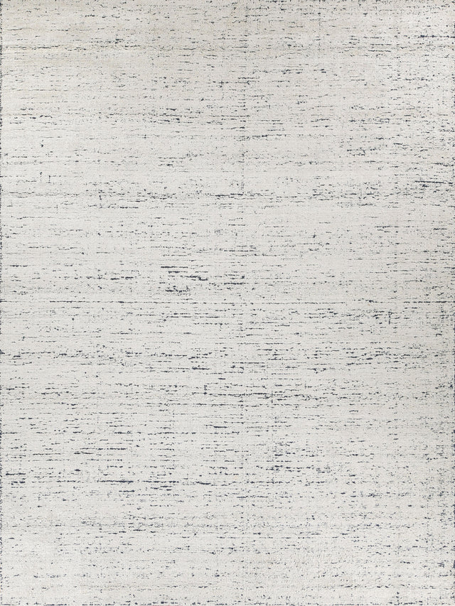 Exquisite Rugs Montero Hand-loomed Wool/PET yarn yarn 4690 Ivory/Navy 9' x 12' Area Rug