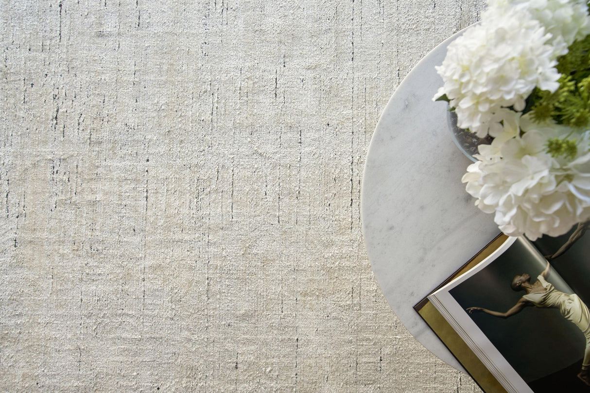 Exquisite Rugs Montero Hand-loomed Wool/PET yarn yarn 4692 Ivory/Gray 18' x 14' Area Rug