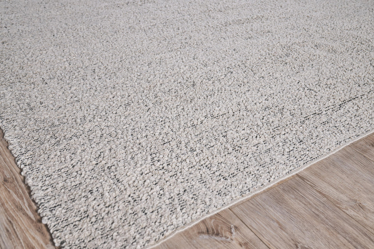 Exquisite Rugs Morello Indoor/Outdoor Reversible Hand-loomed PET yarn 4779 Ivory/Dark Gray 9' x 12' Area Rug