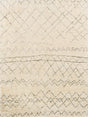 Exquisite Rugs Moroccan Hand-knotted New Zealand Wool 2561 Ivory/Charcoal 9' x 12' Area Rug