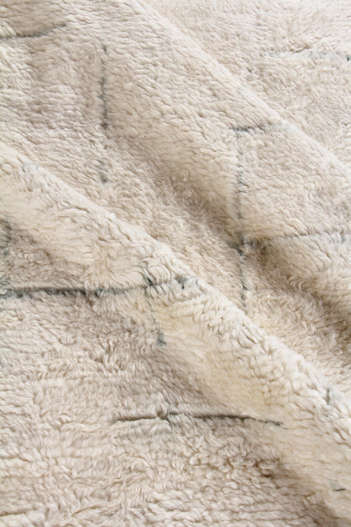 Exquisite Rugs Moroccan Hand-knotted New Zealand Wool 2562 Ivory/Gray 8' x 10' Area Rug