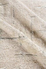 Exquisite Rugs Moroccan Hand-knotted New Zealand Wool 2562 Ivory/Gray 8' x 10' Area Rug