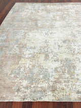 Exquisite Rugs Murano Hand-loomed Wool/Bamboo Silk 4026 Nutshell 14' x 10' Area Rug