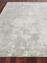 Exquisite Rugs Murano Hand-loomed Wool/Bamboo Silk 4027 Metallic 5' x 8' Area Rug