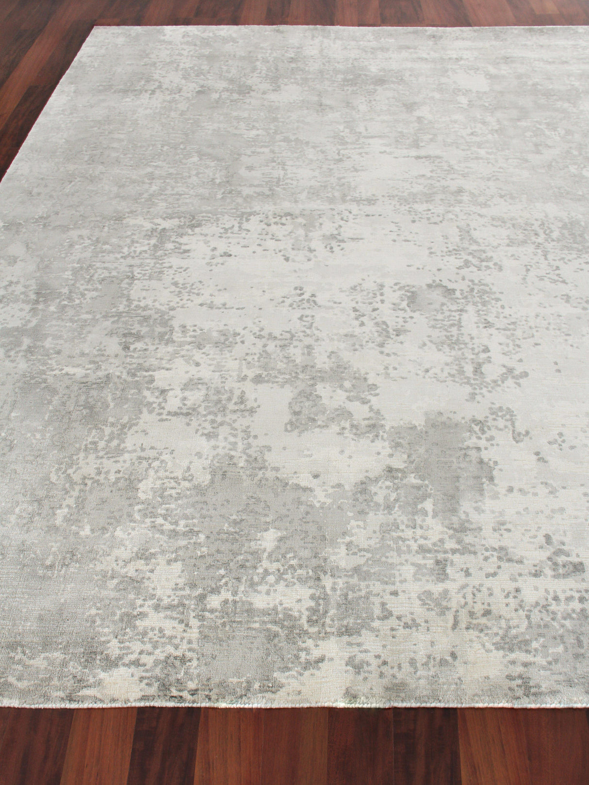 Exquisite Rugs Murano Hand-loomed Wool/Bamboo Silk 4027 Metallic 6' x 9' Area Rug